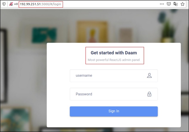 Admin panel of the Daam Android malware [Source: Cyble]