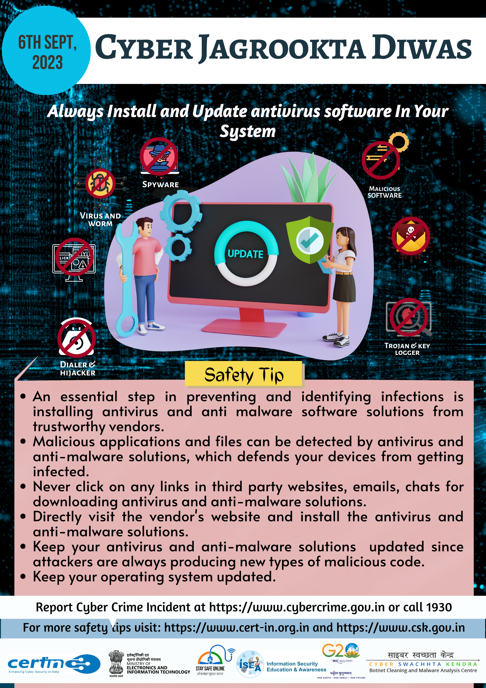 Report Cyber Security incidents to incident@cert-in.org.in Fig 2
